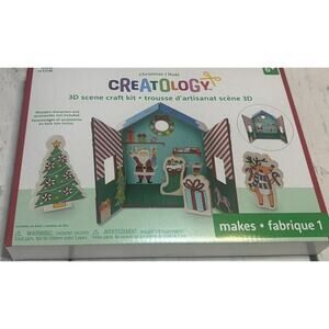 Creatology 3D Scene Craft‎ Kit Santa's Workshop Christmas DIY Craft New
